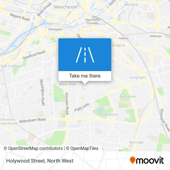 Holywood Street map