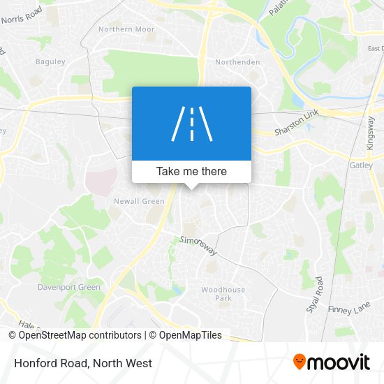 Honford Road map
