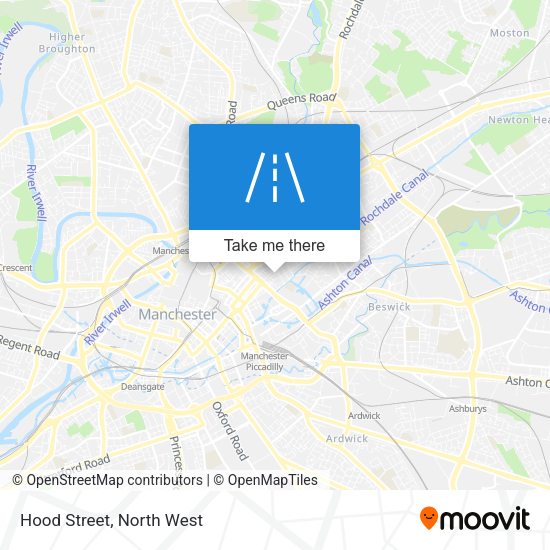 Hood Street map