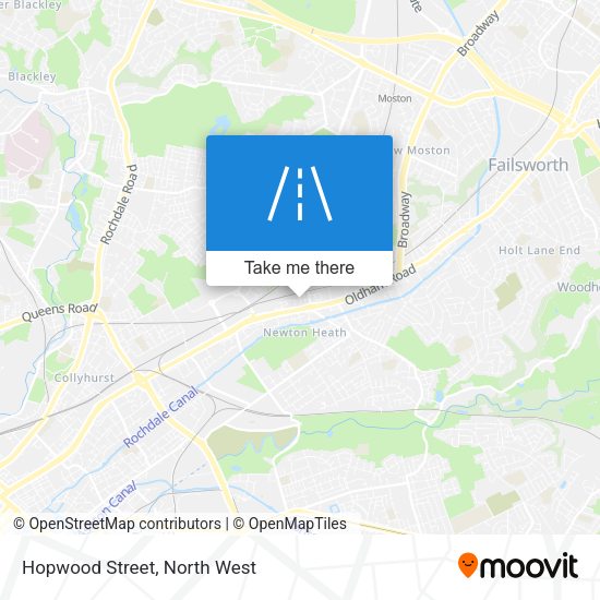 Hopwood Street map