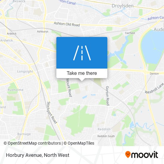 Horbury Avenue map