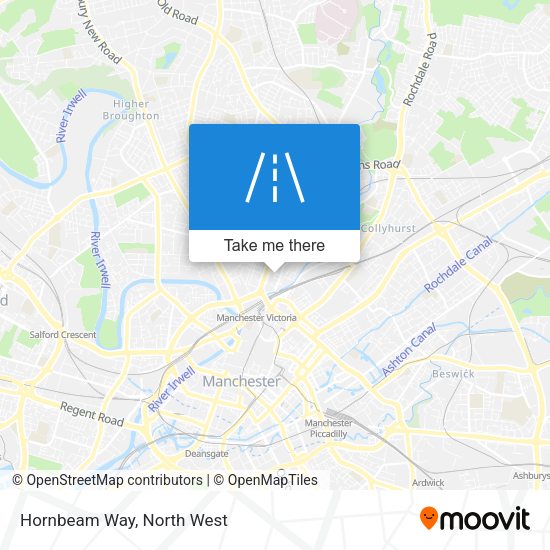 Hornbeam Way map