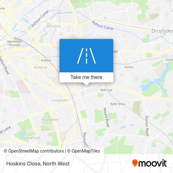 Hoskins Close map