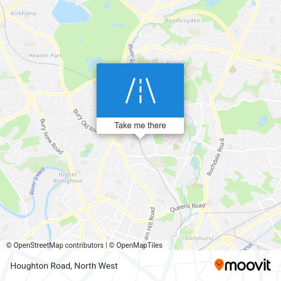 Houghton Road map