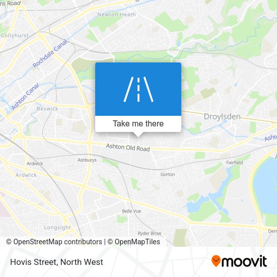 Hovis Street map