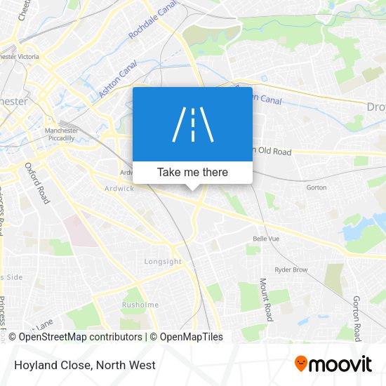 Hoyland Close map