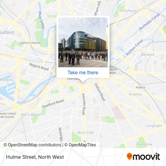Hulme Street map