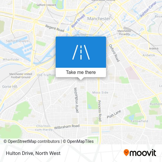Hulton Drive map
