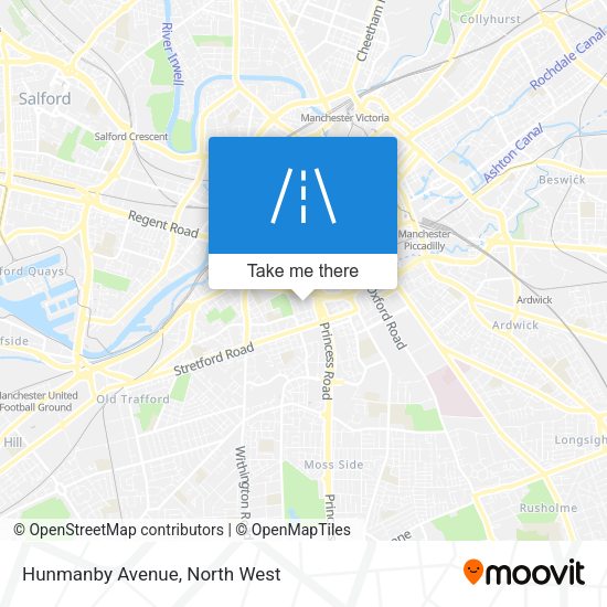 Hunmanby Avenue map