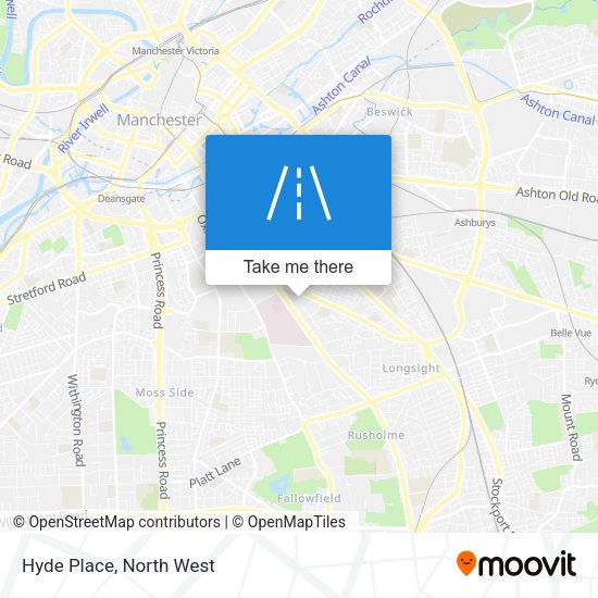 Hyde Place map