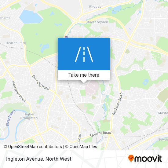 Ingleton Avenue map