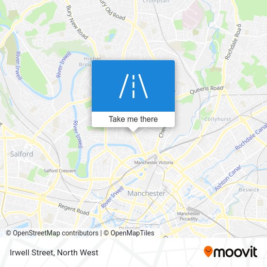 Irwell Street map