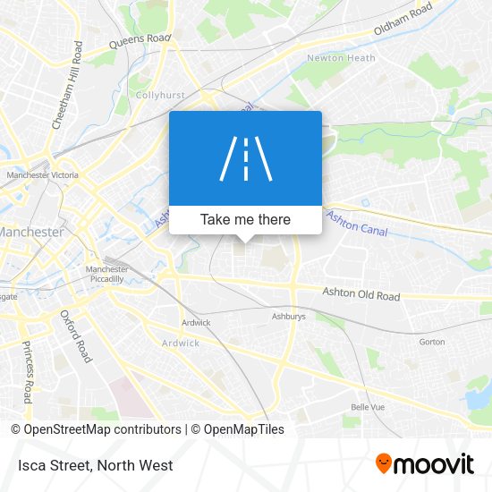 Isca Street map