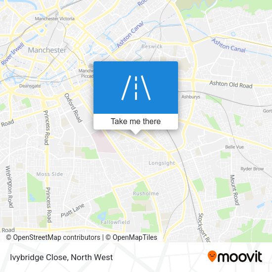 Ivybridge Close map