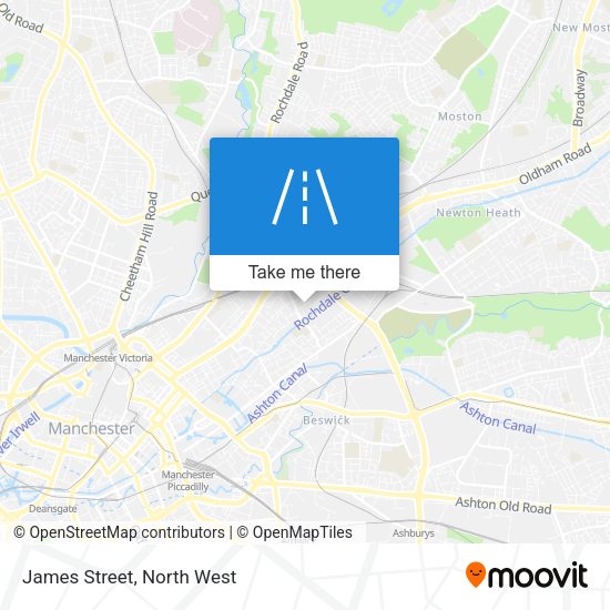 James Street map