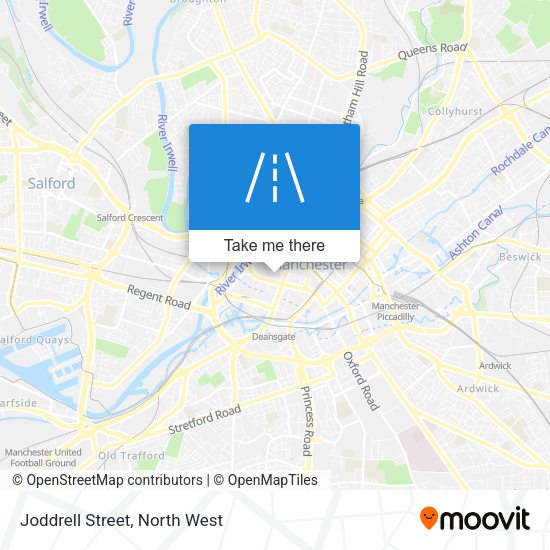 Joddrell Street map