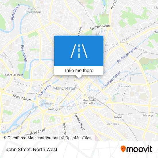 John Street map