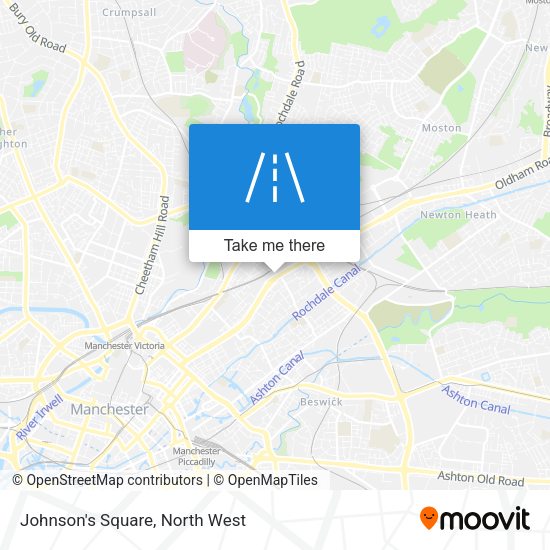 Johnson's Square map
