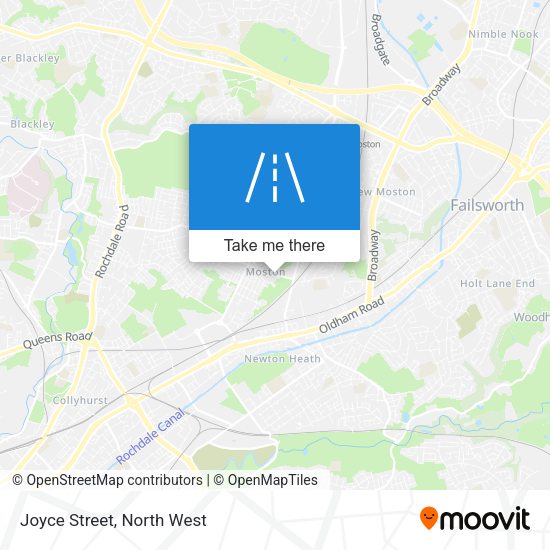 Joyce Street map