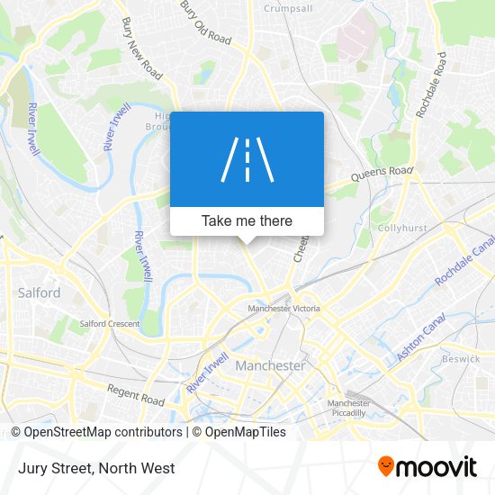 Jury Street map