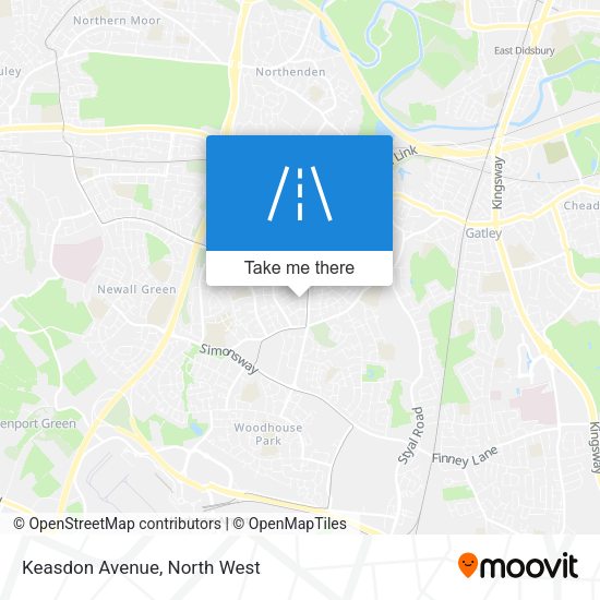 Keasdon Avenue map