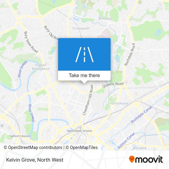 Kelvin Grove map