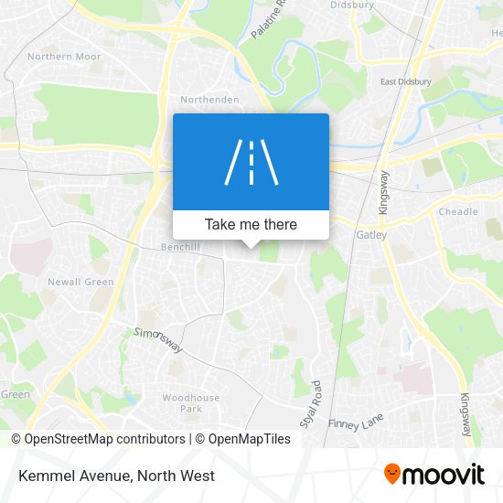 Kemmel Avenue map