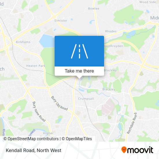 Kendall Road map