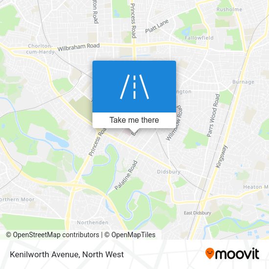 Kenilworth Avenue map