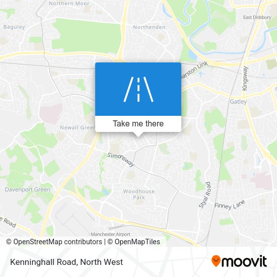 Kenninghall Road map
