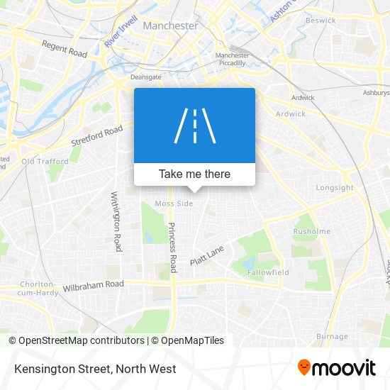 Kensington Street map