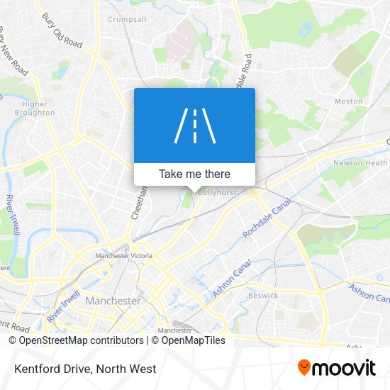 Kentford Drive map