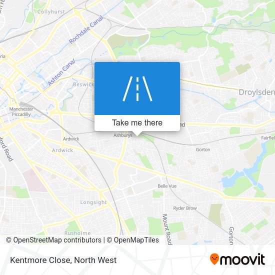 Kentmore Close map