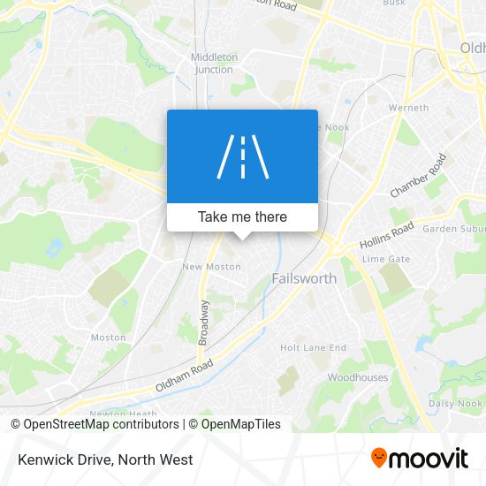 Kenwick Drive map