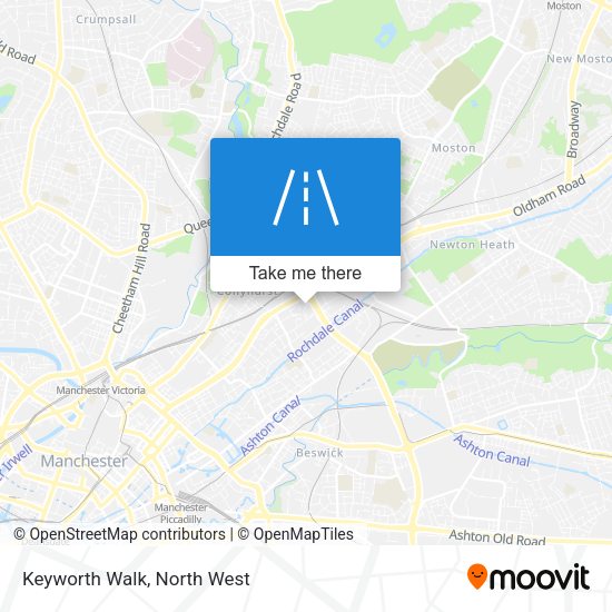 Keyworth Walk map