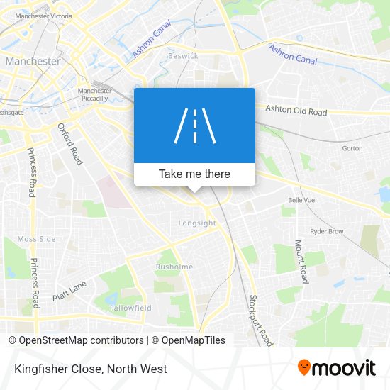 Kingfisher Close map