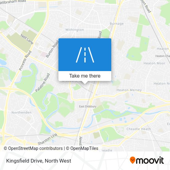Kingsfield Drive map