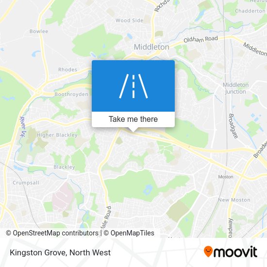 Kingston Grove map