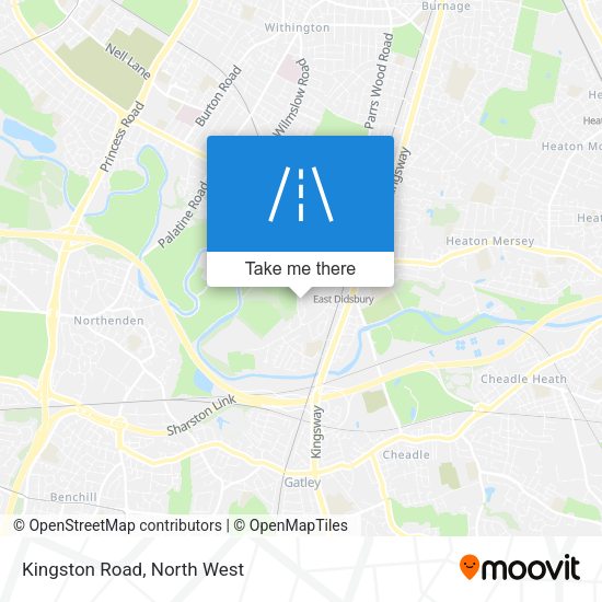 Kingston Road map