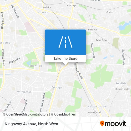 Kingsway Avenue map