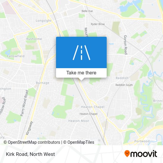 Kirk Road map