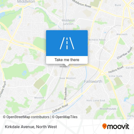 Kirkdale Avenue map