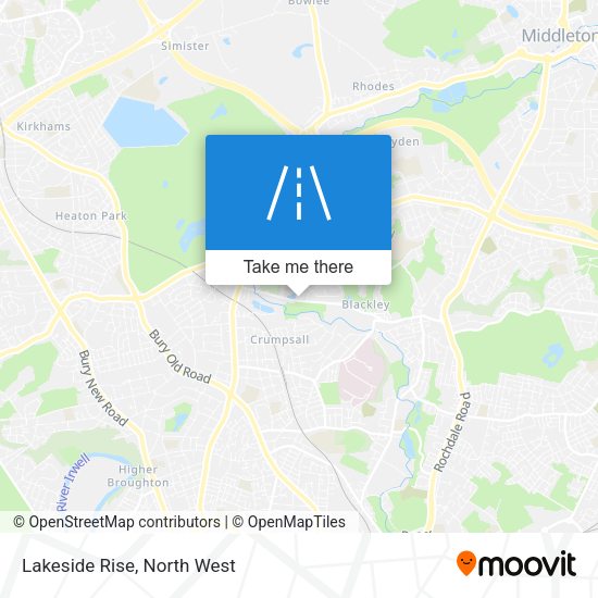 Lakeside Rise map