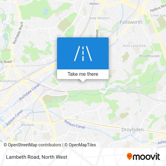 Lambeth Road map