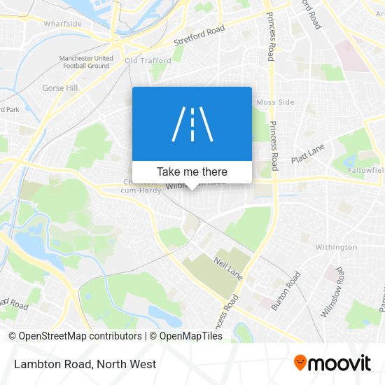 Lambton Road map