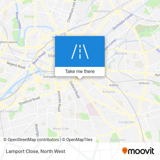 Lamport Close map