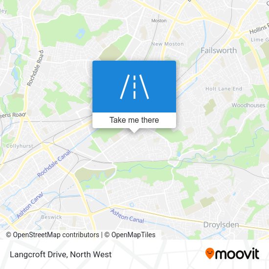 Langcroft Drive map