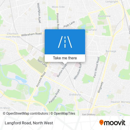 Langford Road map
