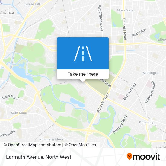 Larmuth Avenue map