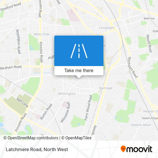 Latchmere Road map